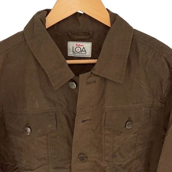 Rail Riders Mens Button Front Journeyman Cotton Blend Jacket Caramel Medium NWT - Picture 2 of 10